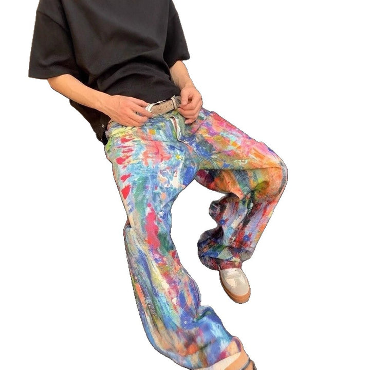Damen Artistic Baggy-Jeans Echoarchiv