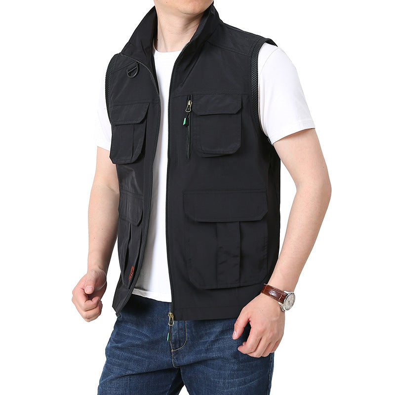 Herren praktische Outdoor-Weste Echo Archiv