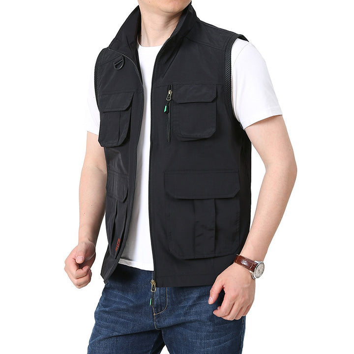 Herren praktische Outdoor-Weste Echo Archiv