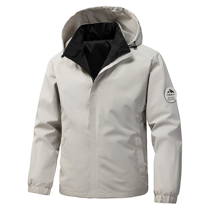 Herren technische Kapuzen-Softshelljacke mit verstellbarer Kapuze und Utility-Taschen Echo Archiv