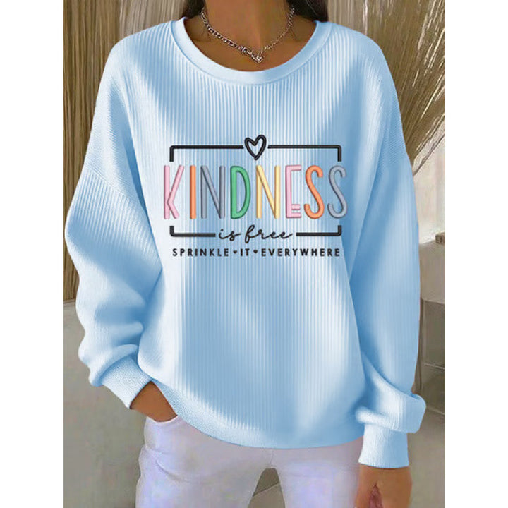 Damen Gemütlicher Sweatpullover mit einzigartigem Design Echoarchiv