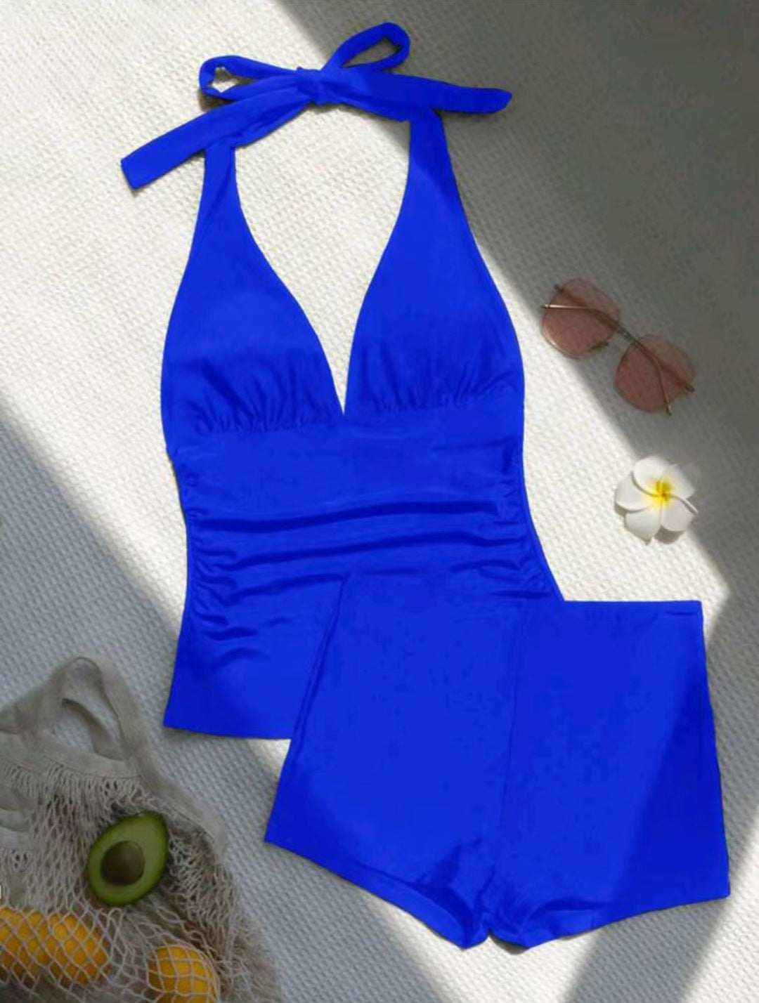 Damen Hochgeschnittener Tankini mit flexiblem Oberteil Echo Archiv