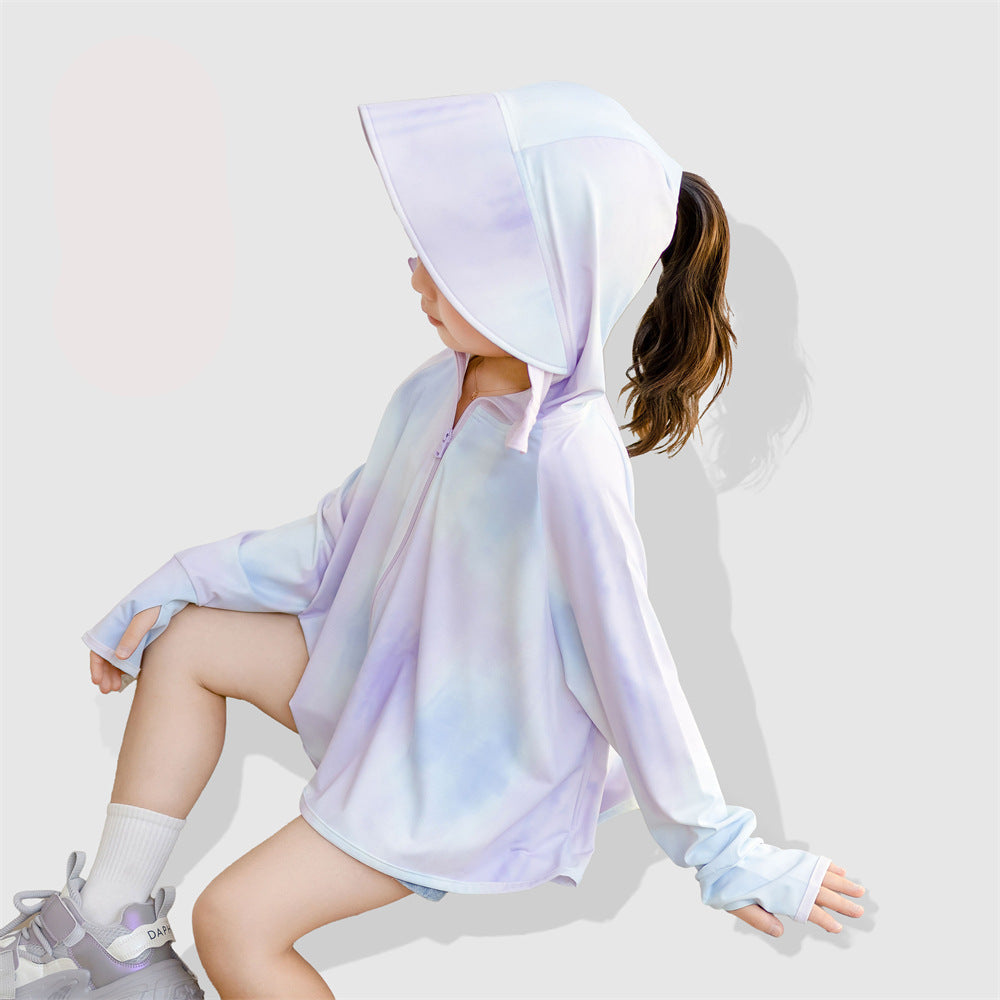 Damen UV-Schutzjacke mit Kapuze und weichem Material Echo Archiv