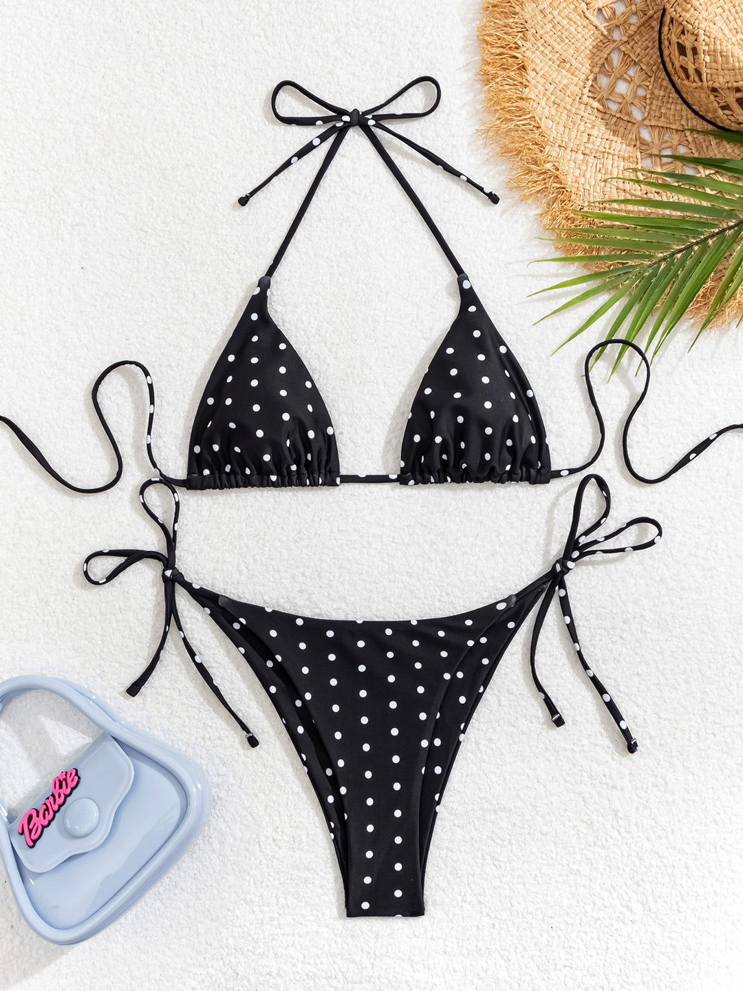 Damen Triangel-Bikini mit modischem Bindeband und strapazierfähigem Stoff Echo Archiv