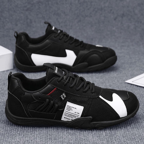 Herren sportiver Retro-Mesh-Ledermix Sneaker mit verstärkter Zehenkappe und griffiger Trailsohle – Norré