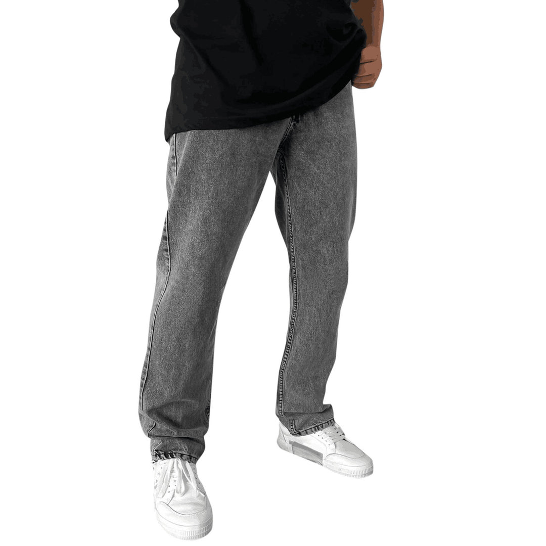 Herren nan lockere Straight-Leg Jeans mit elastischem Bundsaum und entspannter Passform Echo Archiv