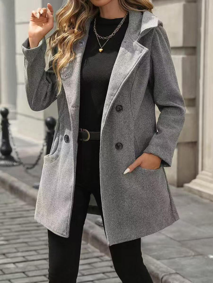 Damen Elegante und stilvolle Wolljacke