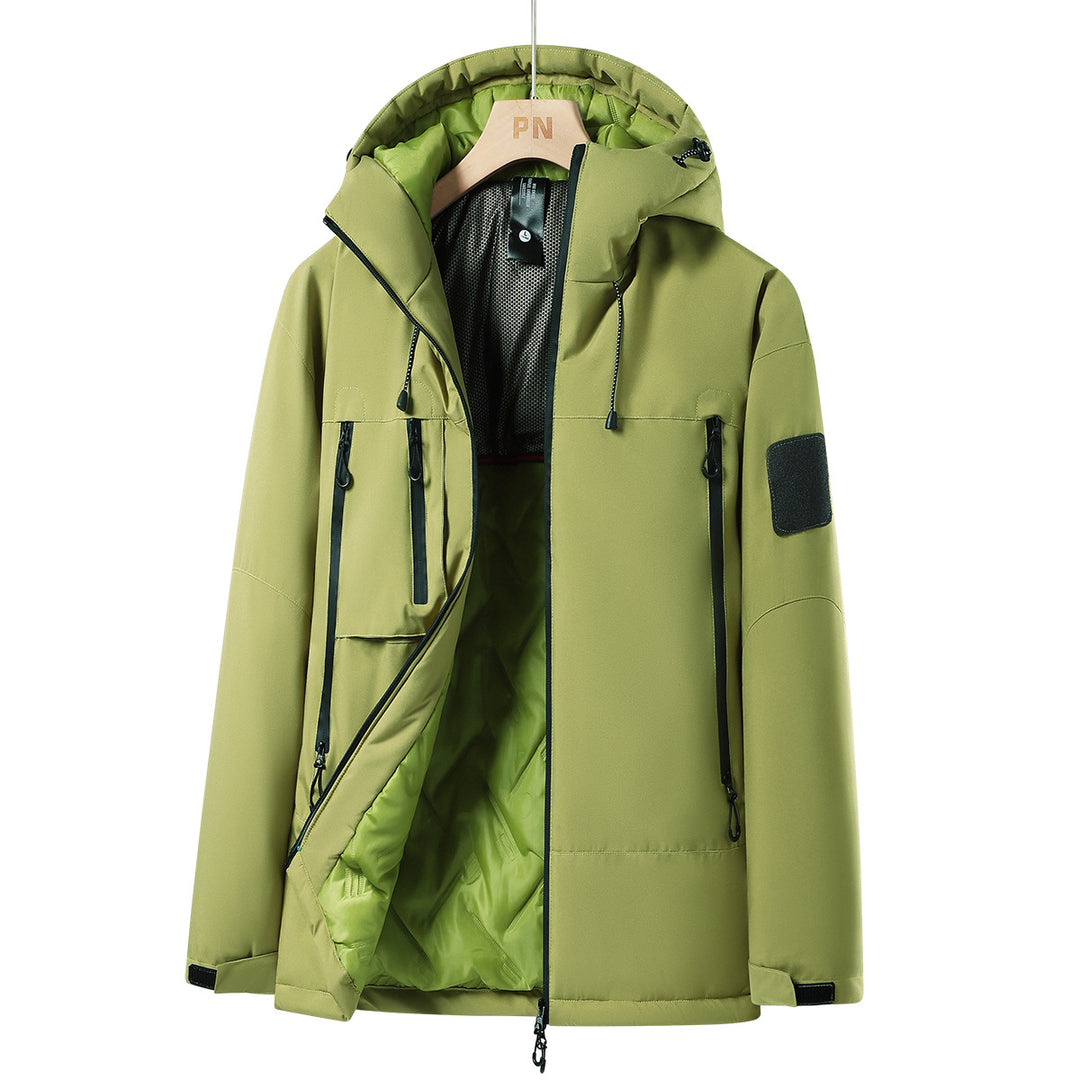 Herren Funktionsjacke mit isolierender Füllung und praktischem Kapuzen-Design Echoarchiv