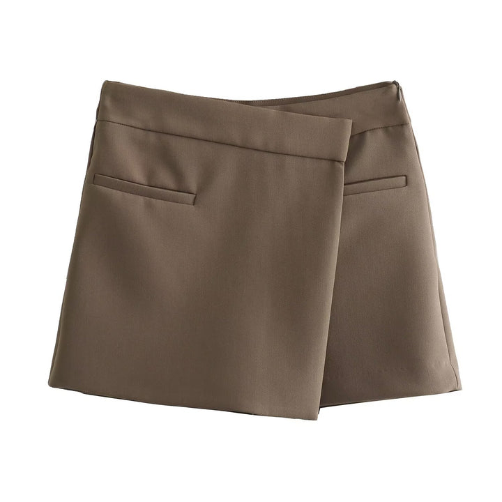 Damen eleganter Minirock mit subtilen Taschen und tailliertem Schnitt Echo Archiv