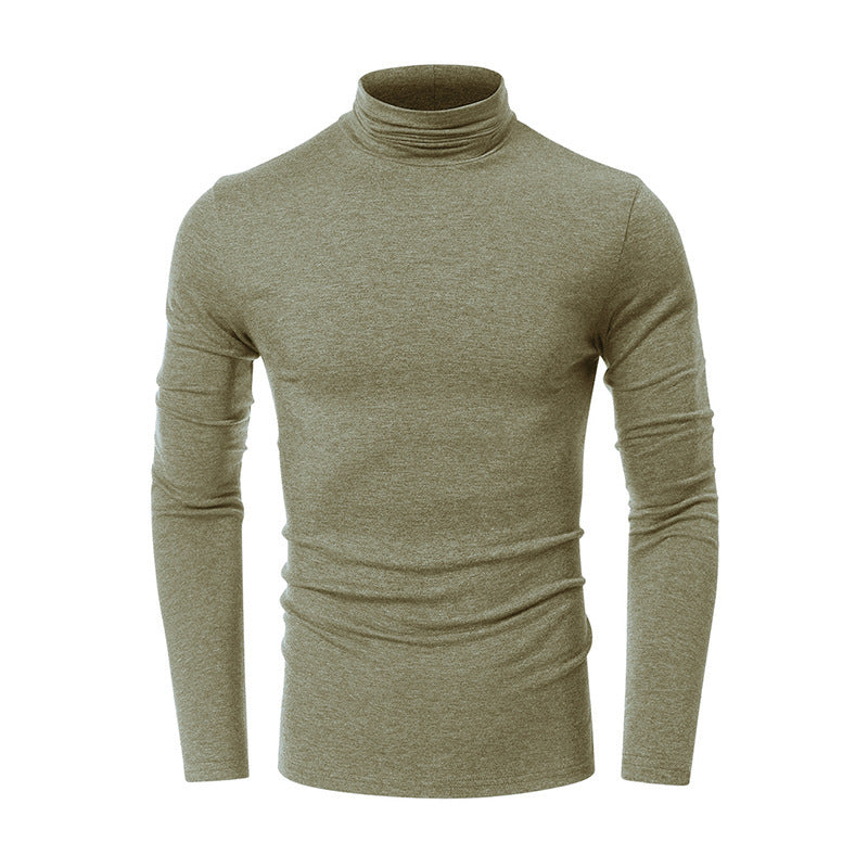 Herren Rollkragenpullover aus elastischem Baumwollmix Echoarchiv