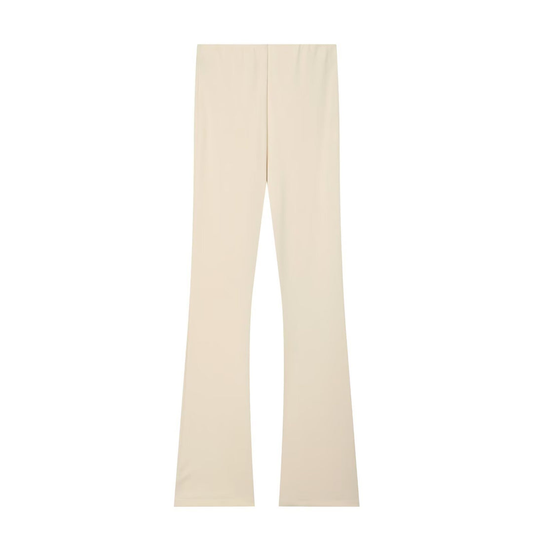 Damen Hochtaillierte Jersey‑Schlaghose mit elastischem Bund Echo Archiv
