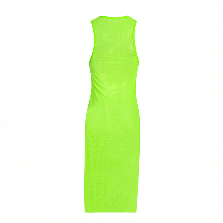 Damen Samtiges Cut-Out Maxikleid Echo Archiv