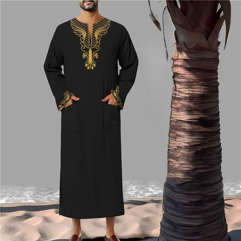 Herren Kaftan mit aufwendiger Stickerei Echoarchiv