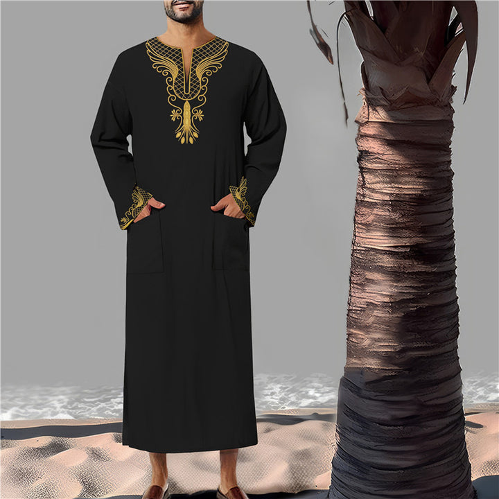 Herren Kaftan mit aufwendiger Stickerei Echoarchiv