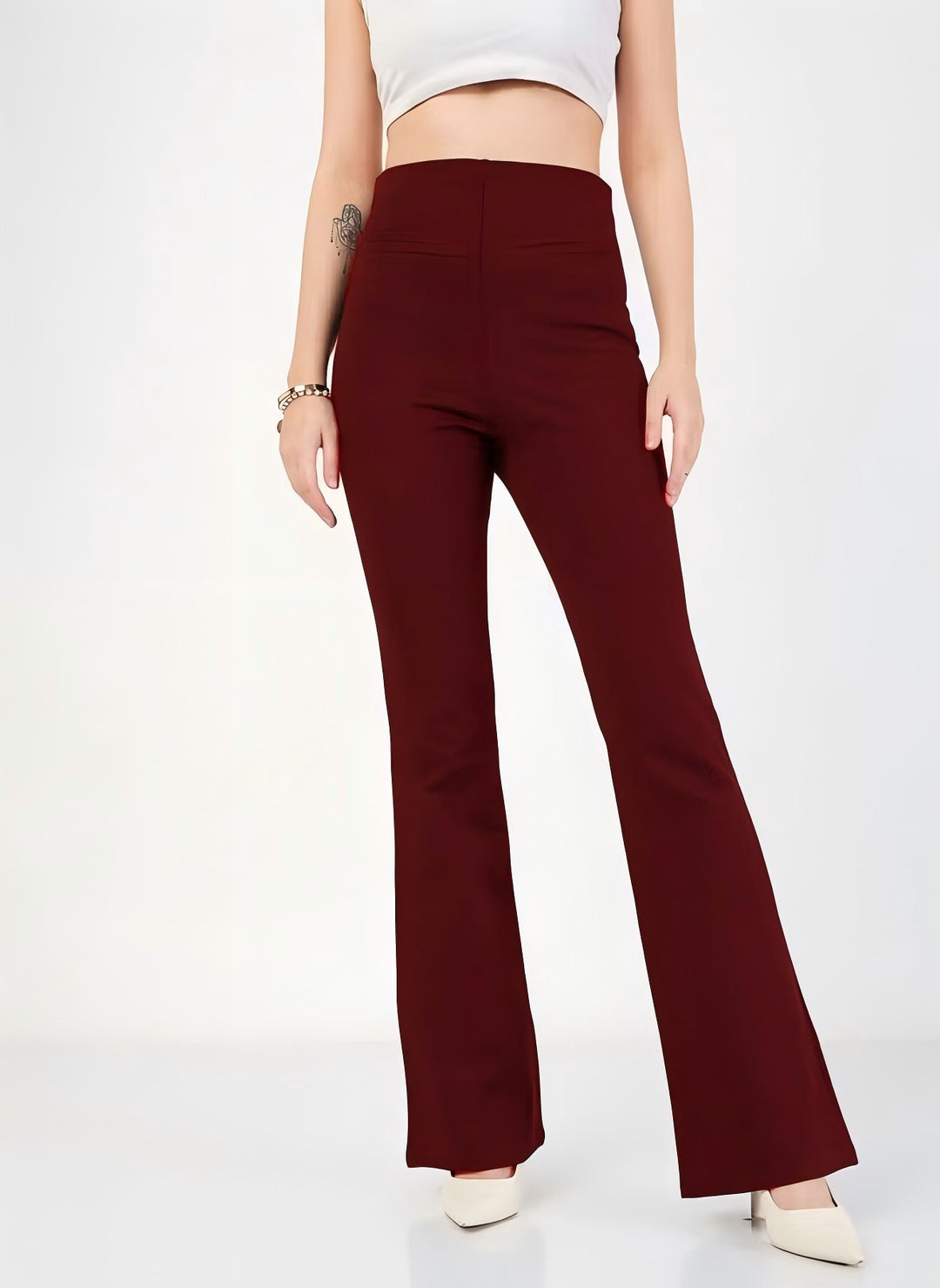 Damen Hoch geschnittene Bootcut-Hose Echo Archiv