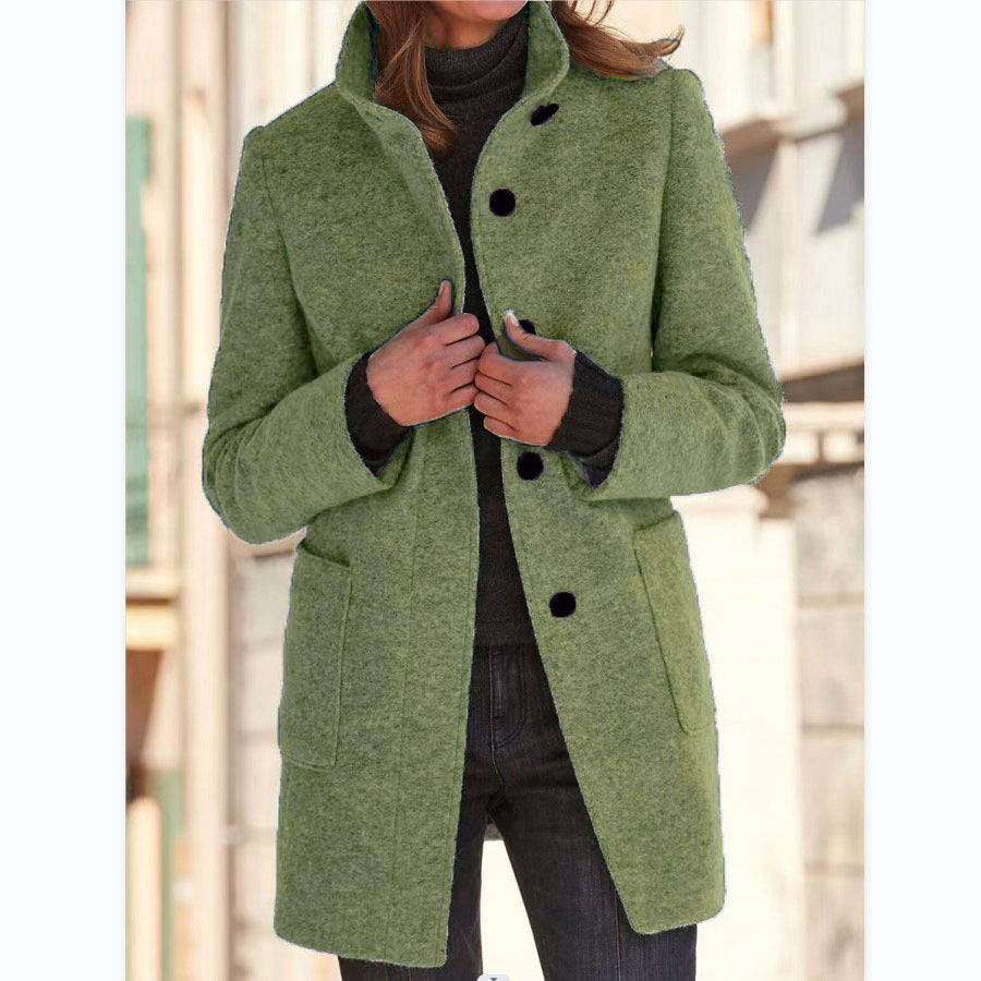 Echoarchiv | Stilvoller & Eleganter Button-Down-Mantel