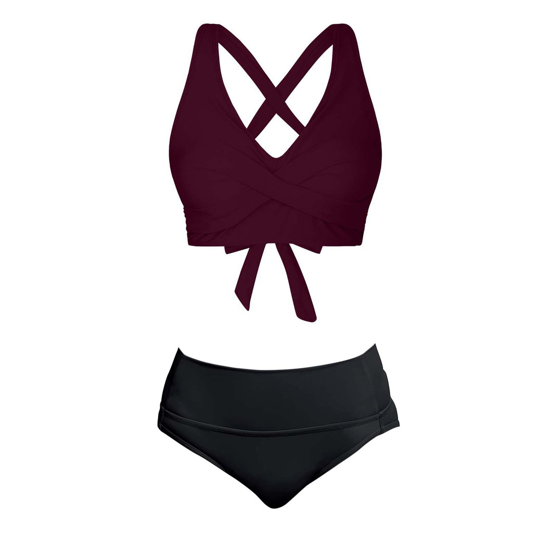 Damen Zweiteiliger Badeanzug mit floralem Design Echo Archiv