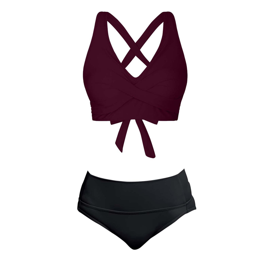 Damen Zweiteiliger Badeanzug mit floralem Design – Maréssa