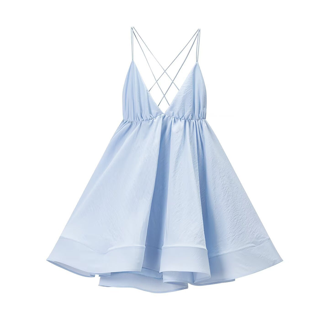 Damen Maxikleid mit geflochtenem Rückenausschnitt Echo Archiv