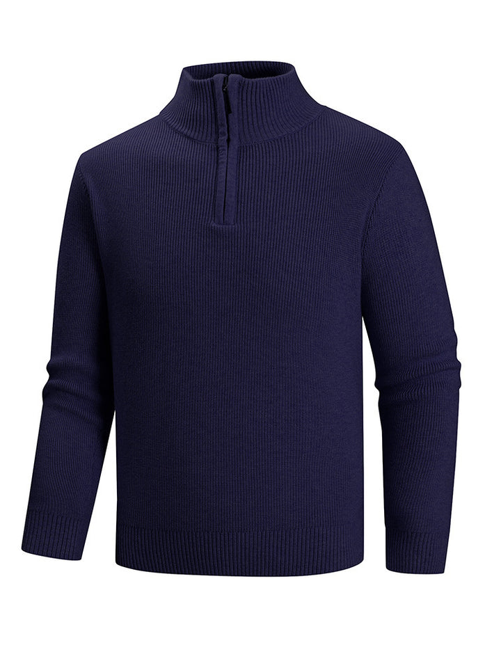 Herren Strickpullover mit hohem Kragen Echoarchiv