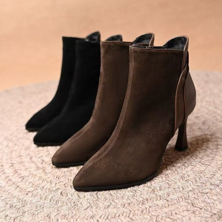 Damen Elegante Ankle Boots mit spitzem Fuß und hohem Absatz Echo Archiv