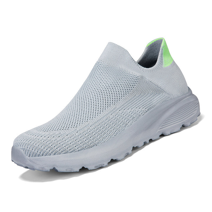 Unisex nan elastischer Strick-Schlupfschuh mit konturierter viskoelastischer Innensohle und rutschfester stoßdämpfender Laufsohle Echo Archiv