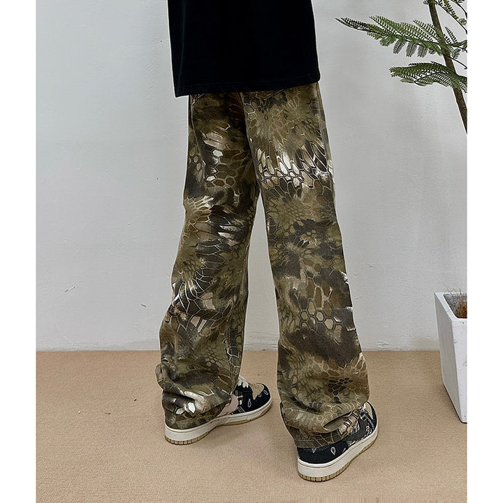 Herren Cargo-Hose mit Schlangenmuster Echo Archiv
