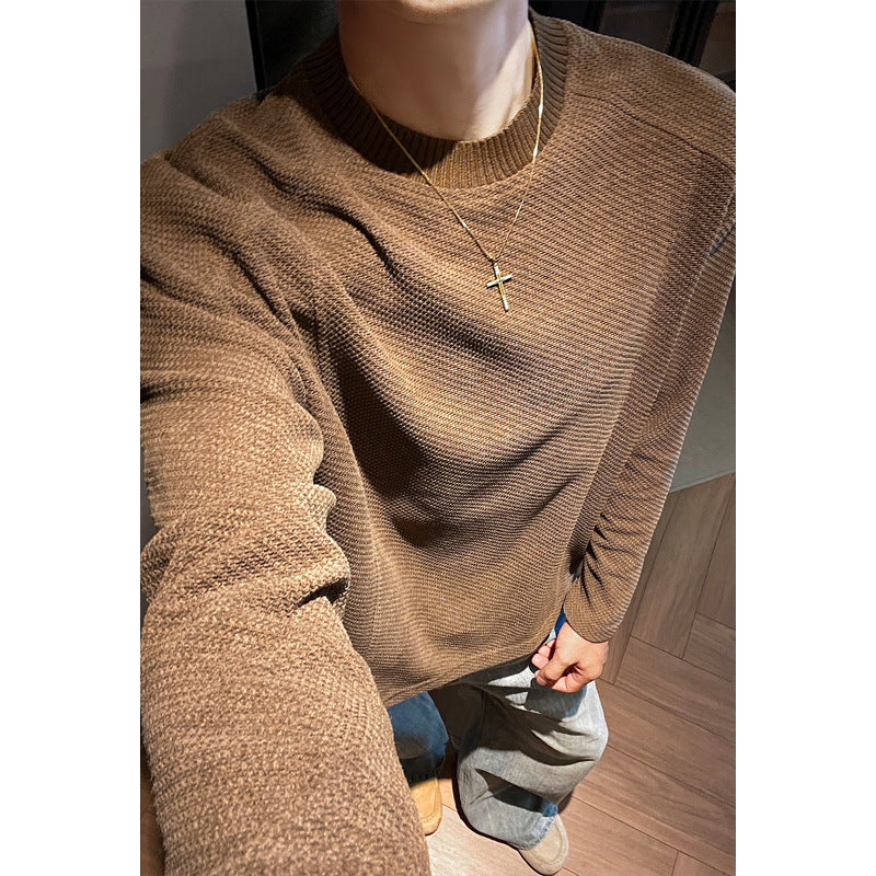 Herren Strickpullover mit strukturiertem Design Echo Archive