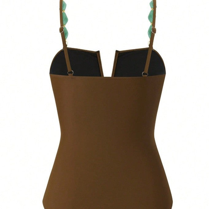 Damen Raffinierter Einteiler Badeanzug mit elegantem Rock Echo Archiv