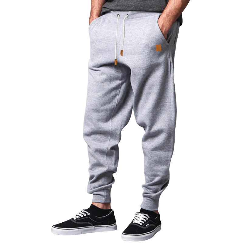 Herren nan Relax-Hose aus schwerem Sweat mit Kordelzug und geripptem Knöchelabschluss Echo Archiv