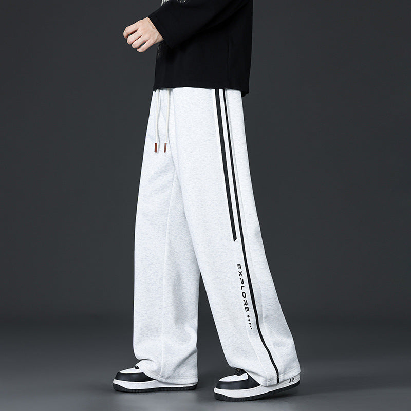 Herren Bequeme Sport-Hose mit seitlichen Streifen