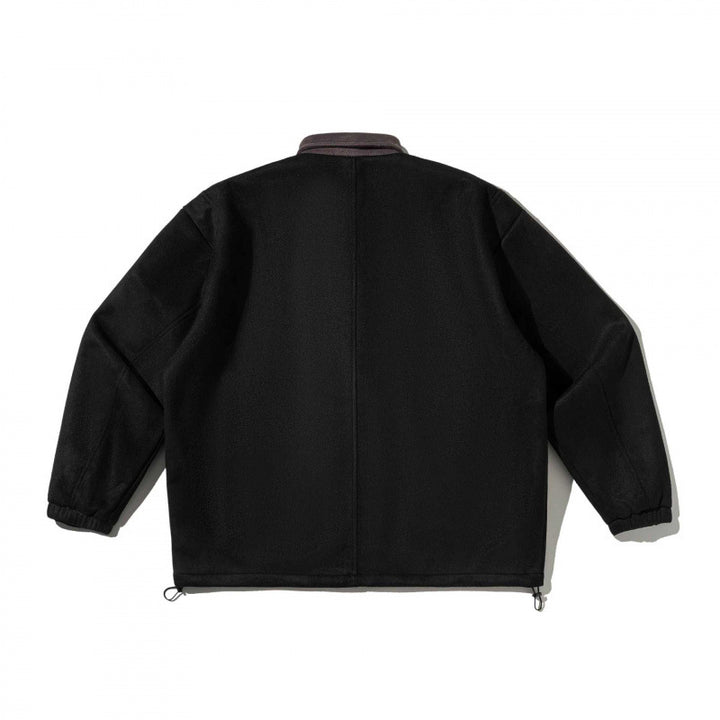 Herren Kastenförmige Wollmix-Blousonjacke mit Cordkragen, Pattentaschen und Tunnelzugsaum Echo Archiv