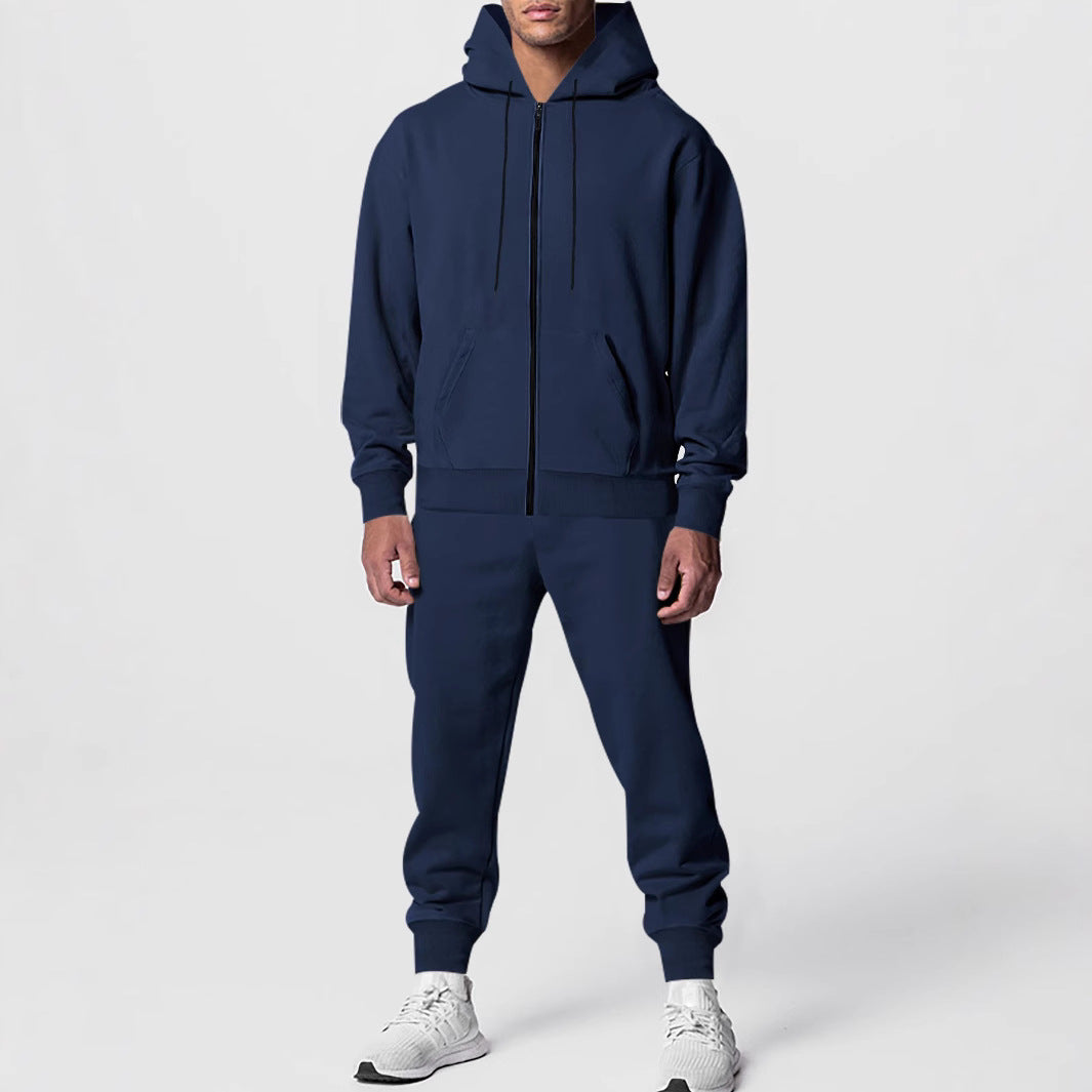 Herren Sportlicher Fleece-Jogginganzug mit Kapuze Echoarchiv