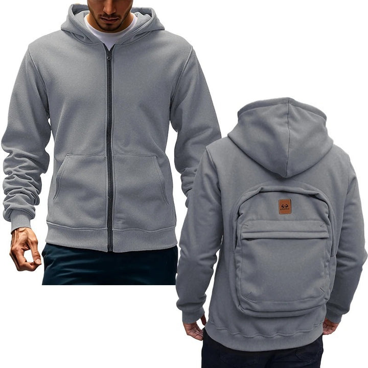 Herren Lässiger Kapuzenpullover mit praktischen Taschen Echo Archiv