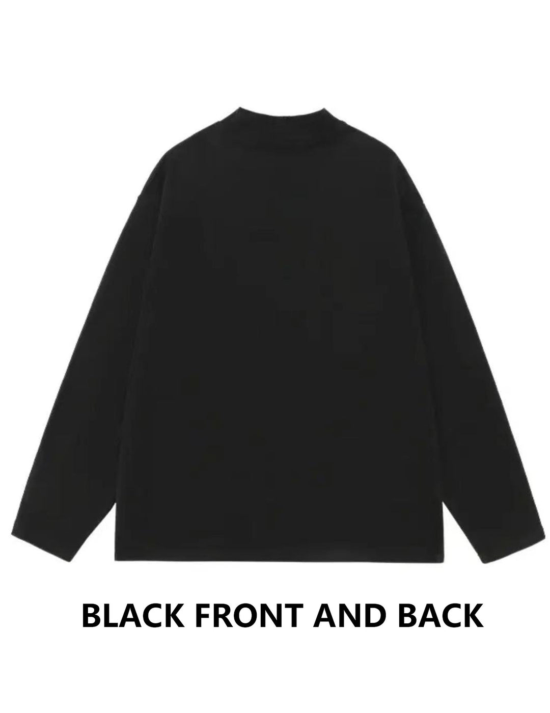 Herren Langarmshirt mit hohem Kragen Echoarchiv