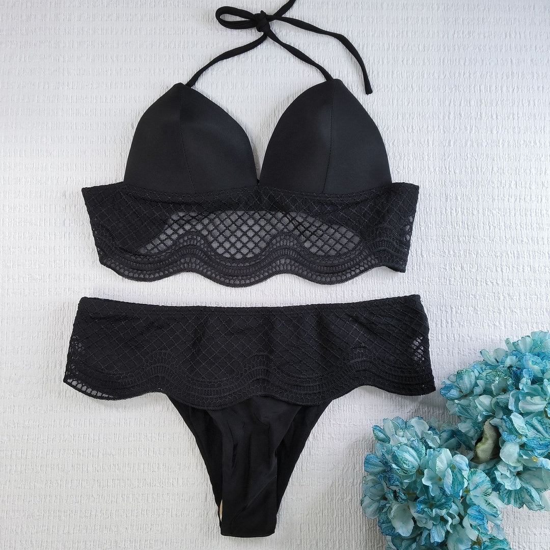 Damen Triangel-Bikini mit gehäkeltem Detail Echo Archiv
