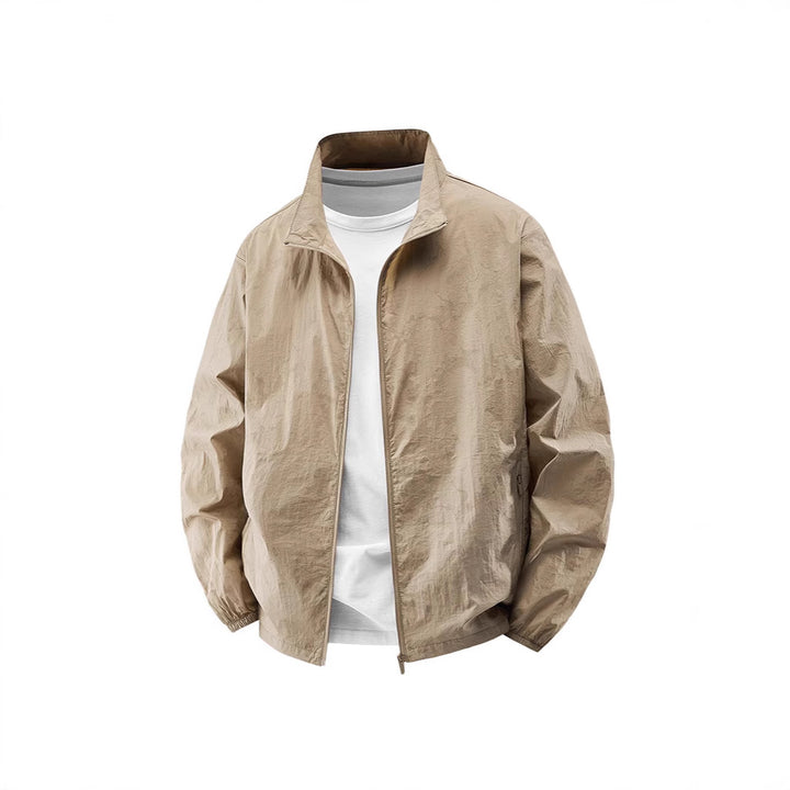 Herren Leichte Übergangsjacke mit praktischem Windschutz Echo Archiv