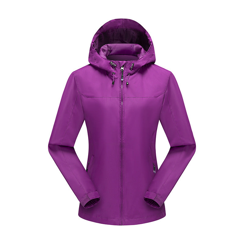 Herren ultraleichte packbare Regenjacke mit verstellbarer Kapuze und elastischen Manschetten Echo Archiv