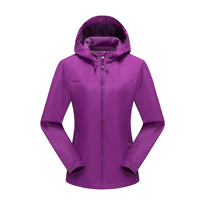 Herren ultraleichte packbare Regenjacke mit verstellbarer Kapuze und elastischen Manschetten Echo Archiv