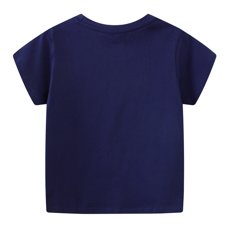 Jungen T-Shirt mit Dinosaurier-Skelett-Motiv Echo Archiv