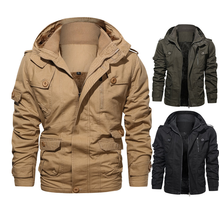 Herren multifunktionale Outdoorjacke mit kuscheligem Innenfutter Echoarchiv