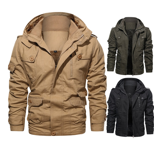 Herren multifunktionale Outdoorjacke mit kuscheligem Innenfutter Echoarchiv