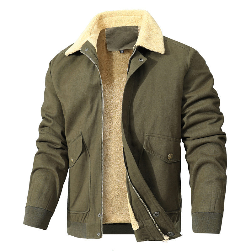 Herren gemütliche Arbeitsjacke mit warmem Fleecefutter Echoarchiv