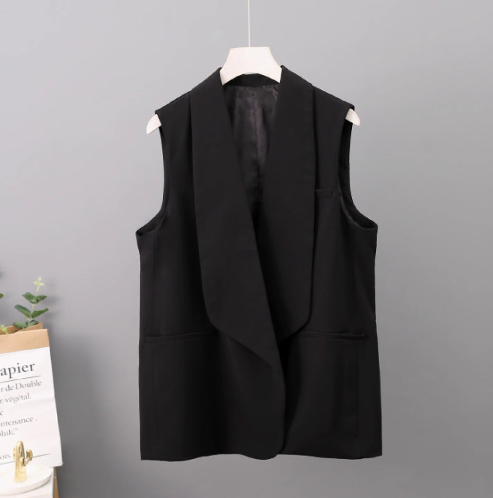 Damen Modische Weste und Shorts Set Echoarchiv