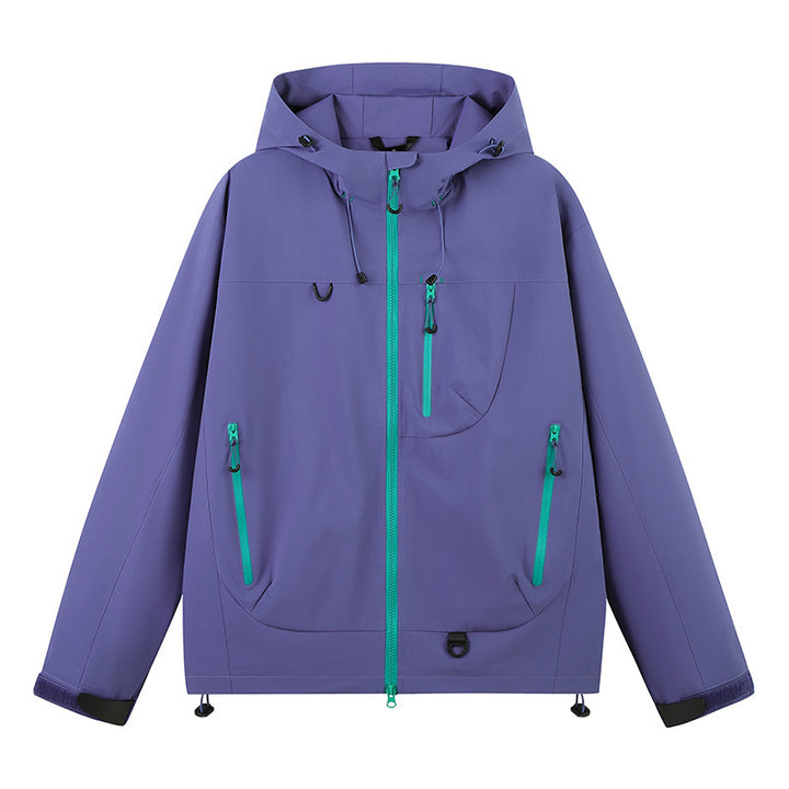 Herren Funktionale Outdoor Jacke Echo Archiv