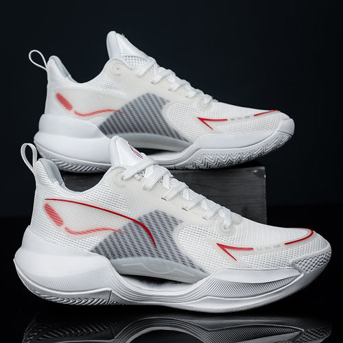 Herren niedriger Basketball-Sneaker mit stabilisierender TPU-Brücke und reaktiver EVA-Zwischensohle – Tavélo