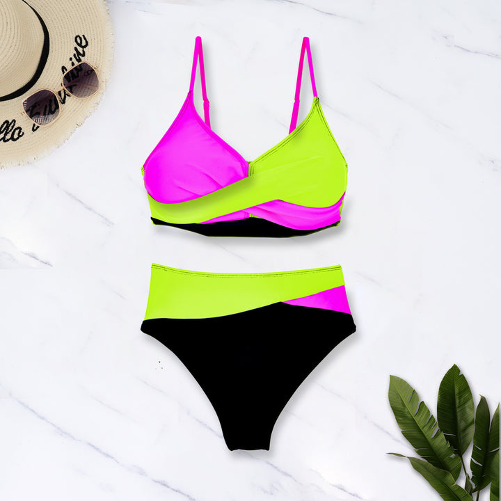 Damen Sportliches Zweiteiler Bikini-Set Echo Archiv