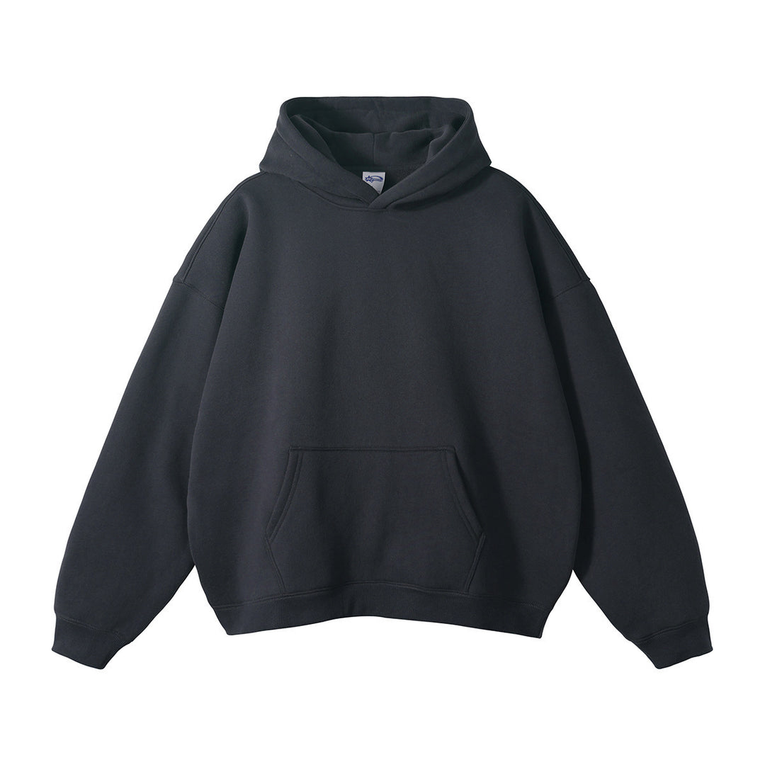 Unisex nan oversized Kapuzenpullover mit Kängurutasche und gerippten Bündchen Echo Archiv