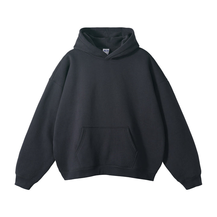 Unisex nan oversized Kapuzenpullover mit Kängurutasche und gerippten Bündchen Echo Archiv