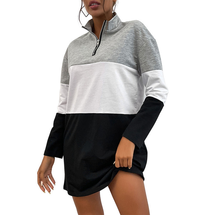 Damen Sportliches Sweatkleid mit Reißverschluss Echo Archiv